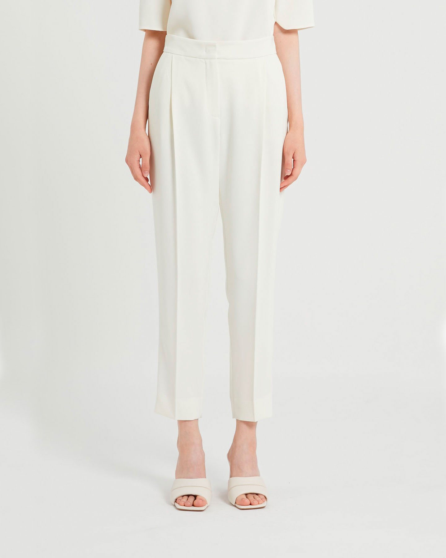Pantaloni bianchi marella deals