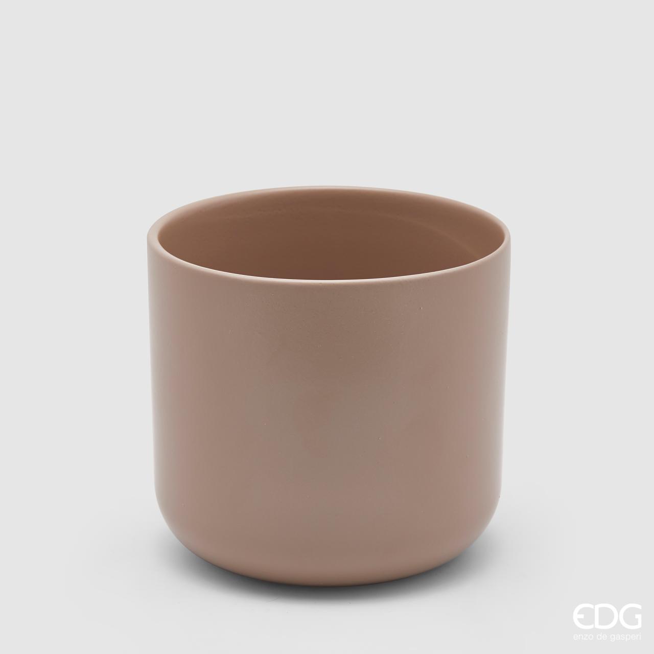 Vaso in Ceramica Classic Tortora d.15 h.15 Edg