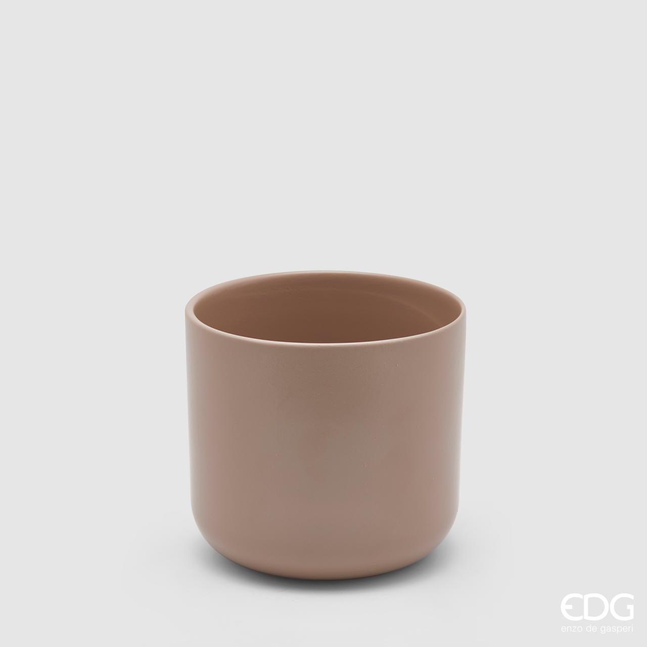 Vaso in Ceramica Classic Tortora d.10 h.10 Edg