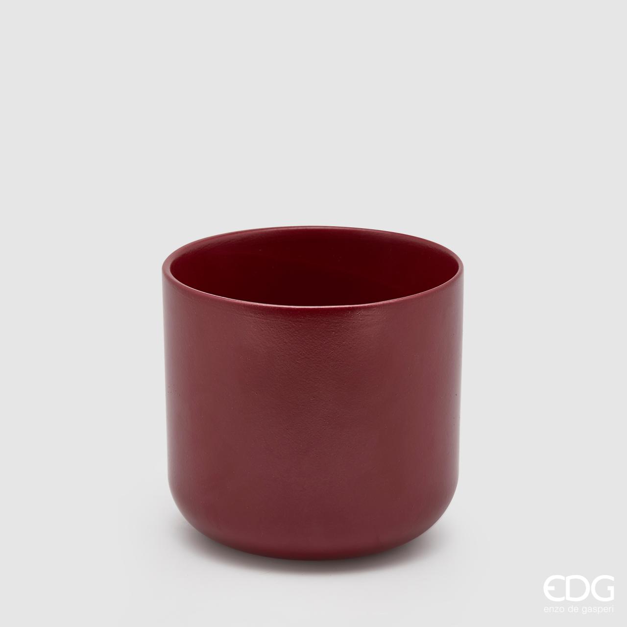 Vaso in Ceramica Classic Amaranto d.13,5 h.13 Edg