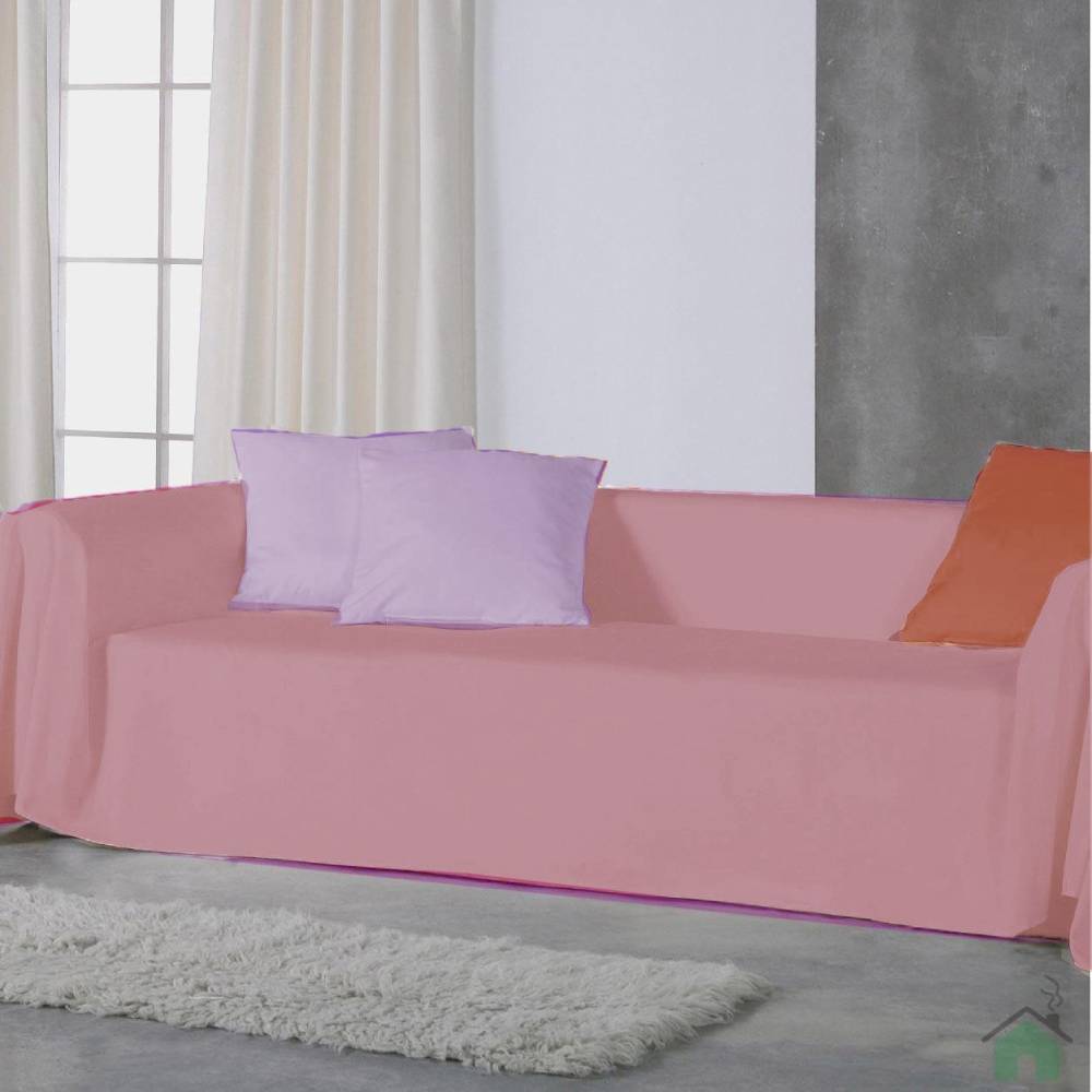 Copridivano copritutto telo Panama RARUS 170x300 cm - rosa