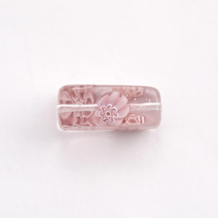 MurArt 6 Shot In Vetro Di Murano Soffiato – Altezza 5,5 Cm, Decorati A Mano Con Scaglie E Murrine, Colore Rosso