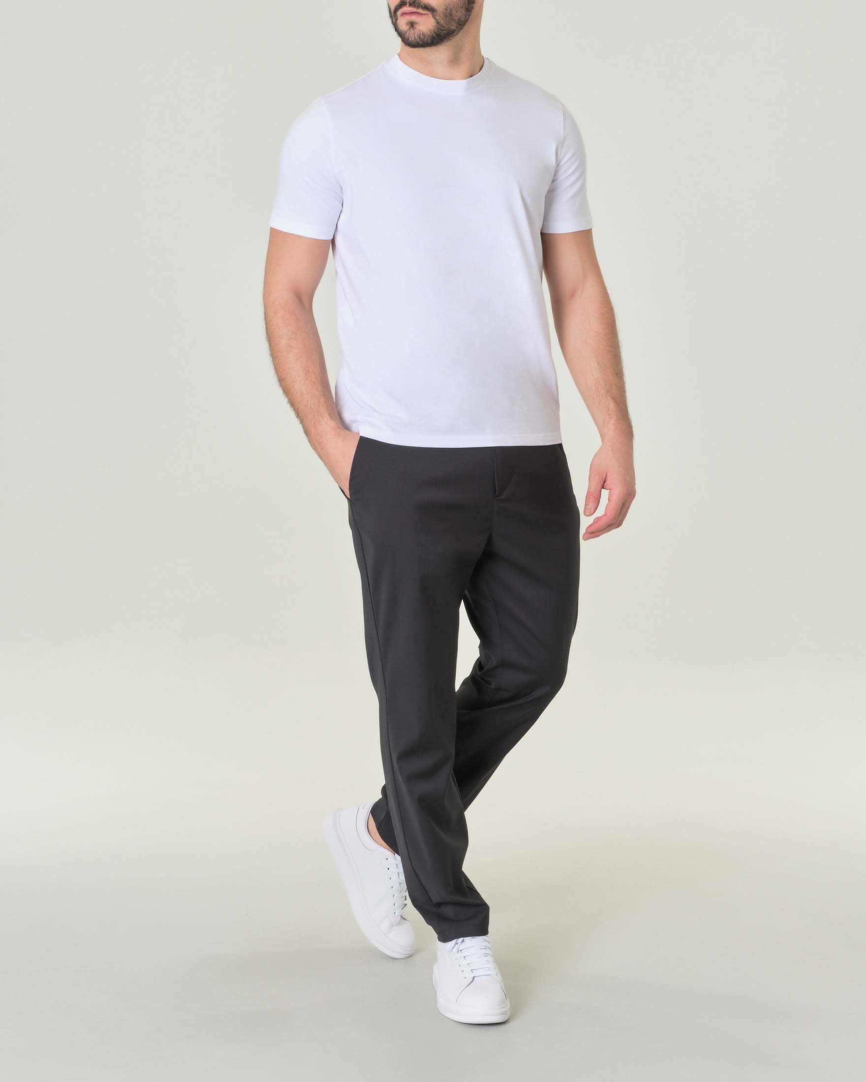 DRAGO'S Pantalone Classico Uomo In Pura Lana Vergine - Made In Italy, Vestibilità Gamba Dritta, Invernale - 2