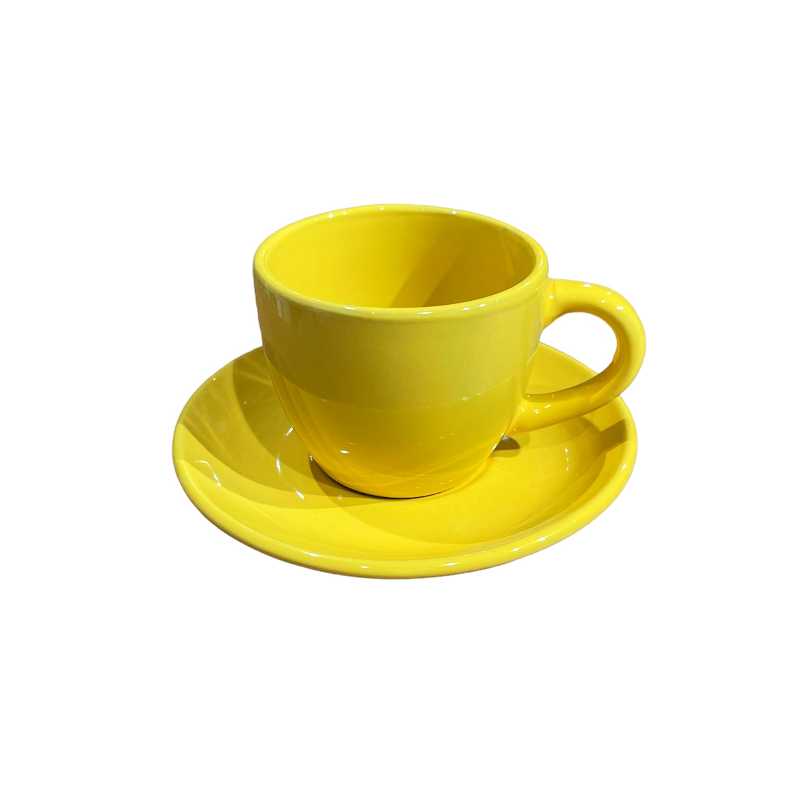 Tazza Caffè Carioca Giallo in Stoneware 90 ml. Set 6 pz. Fade