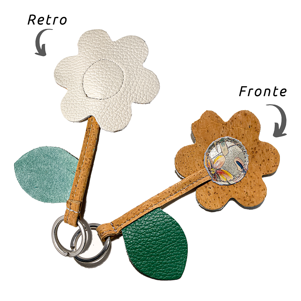 Portachiavi In Sughero Montaria Col Tuo Logo - Gadget Personalizzati