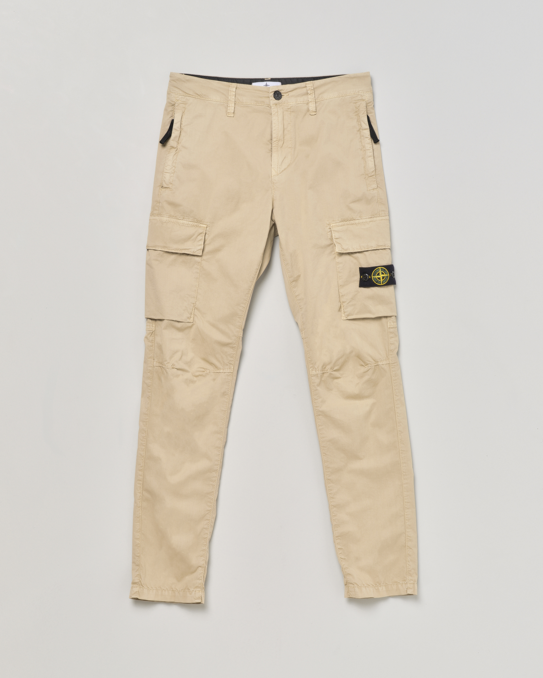 Pantalone beige tasconato in cotone stretch 8 anni