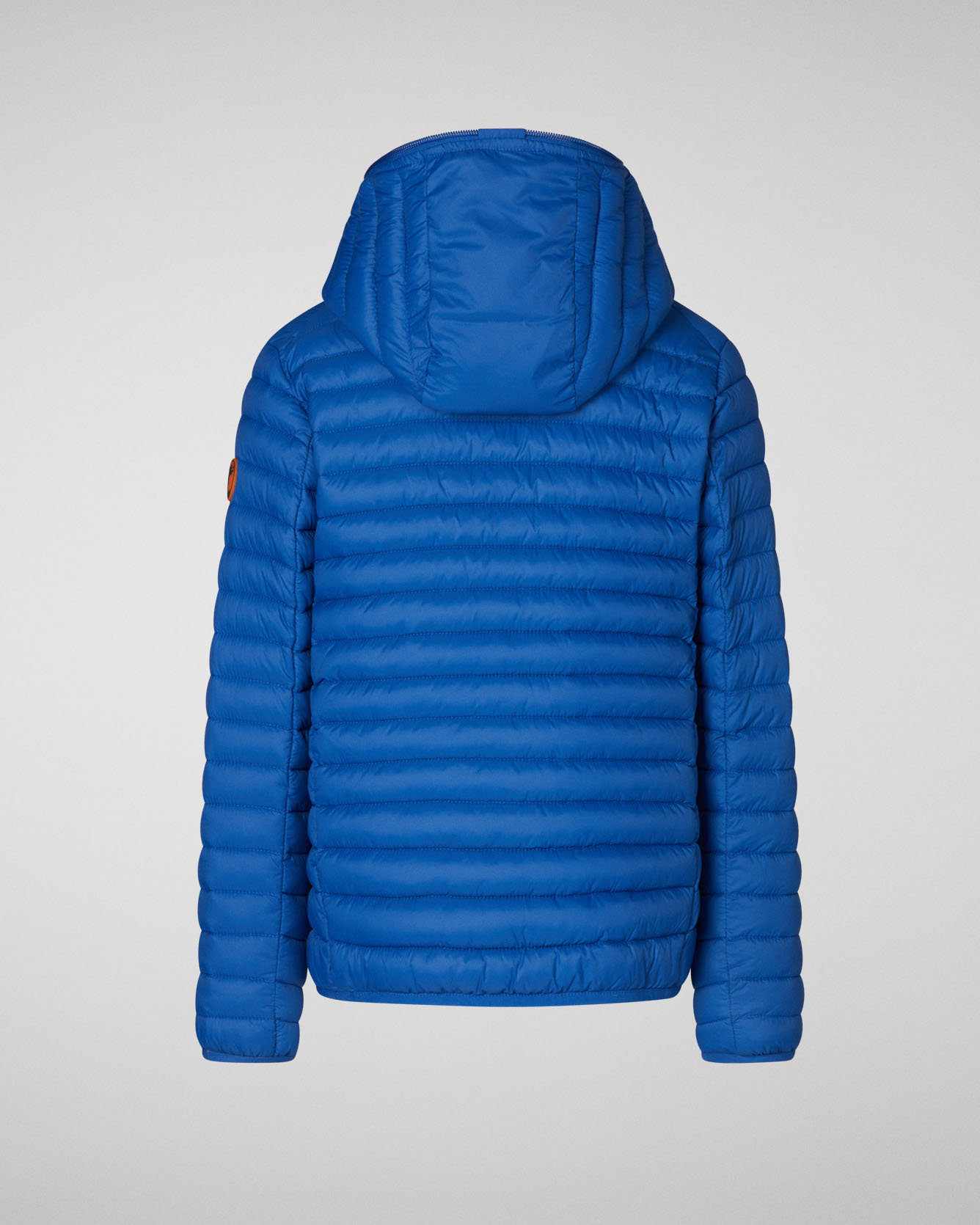 Piumino blu royal Huey con cappuccio fisso in nylon opaco imbottito in Plumtech® 4-8 anni image