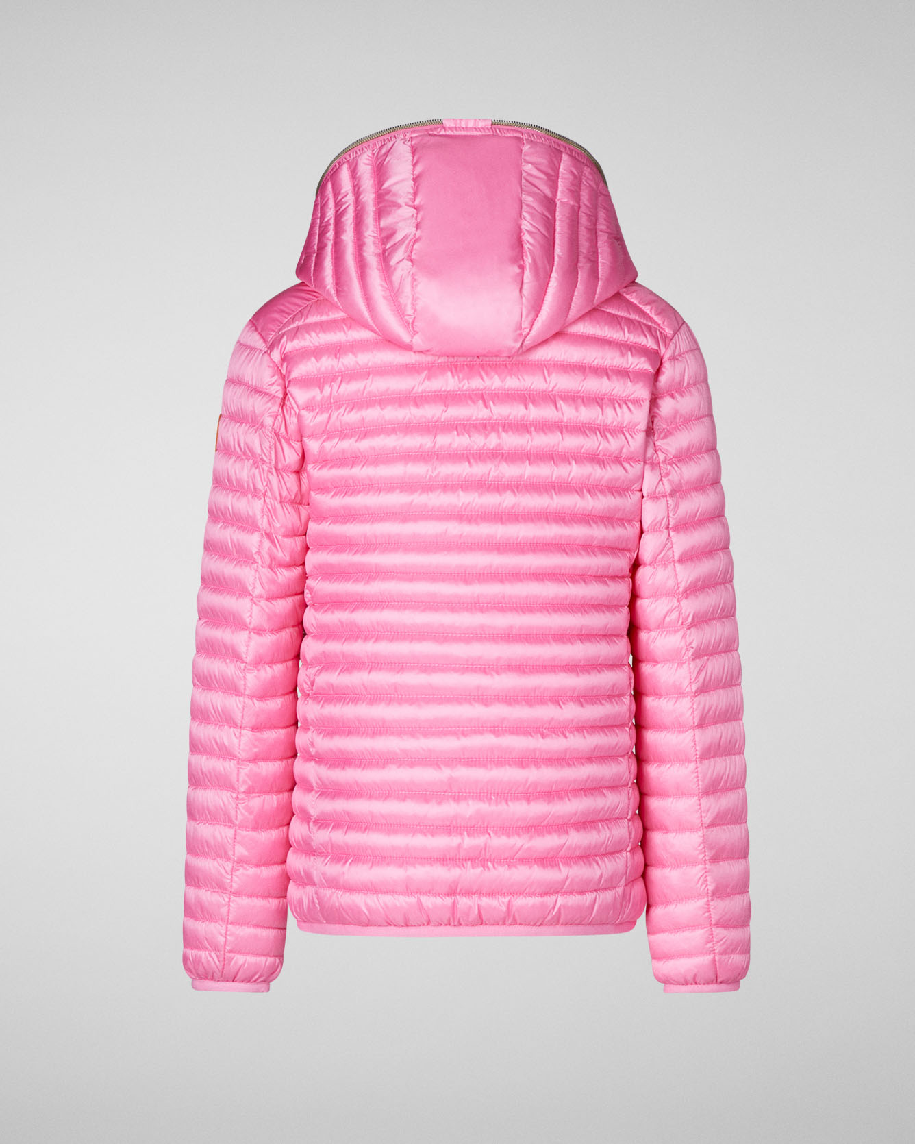 Piumino Rosy Save the duck rosa con cappuccio fisso e imbottitura in Plumtech®  image