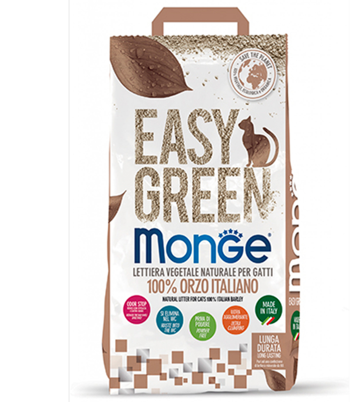 Lettiera Vegetale Monge Easy Green - Mais Italiano, 10 Litri, Biodegradabile - Foto 7