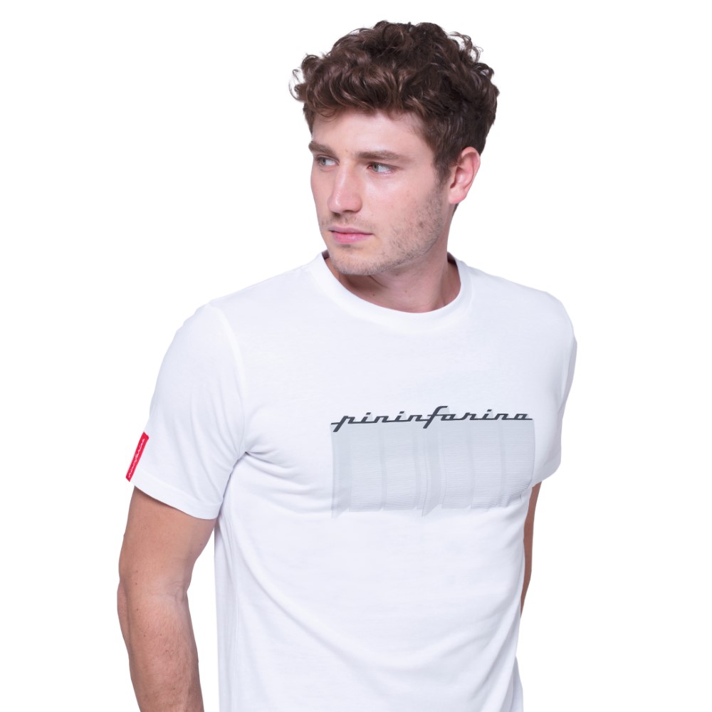 T-shirt Pininfarina UP Bianca – Collezione Auto Iconiche