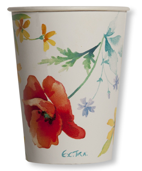 10 BICCHIERI cc.250 POPPY