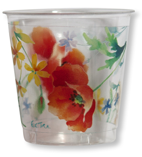 10 BICCHIERI KRISTALL cc.300 POPPY