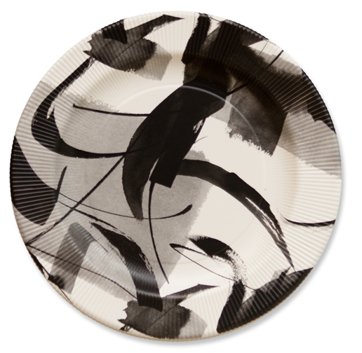 8 PIATTI PICCOLI RIGHE Ø 21 CONTEMPORARY