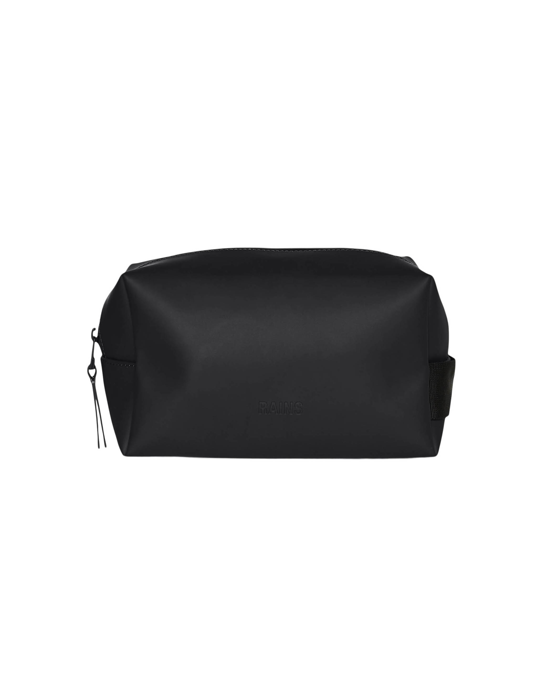 Rains — Wash Bag Large beauty case Rains nero con manico per il trasporto