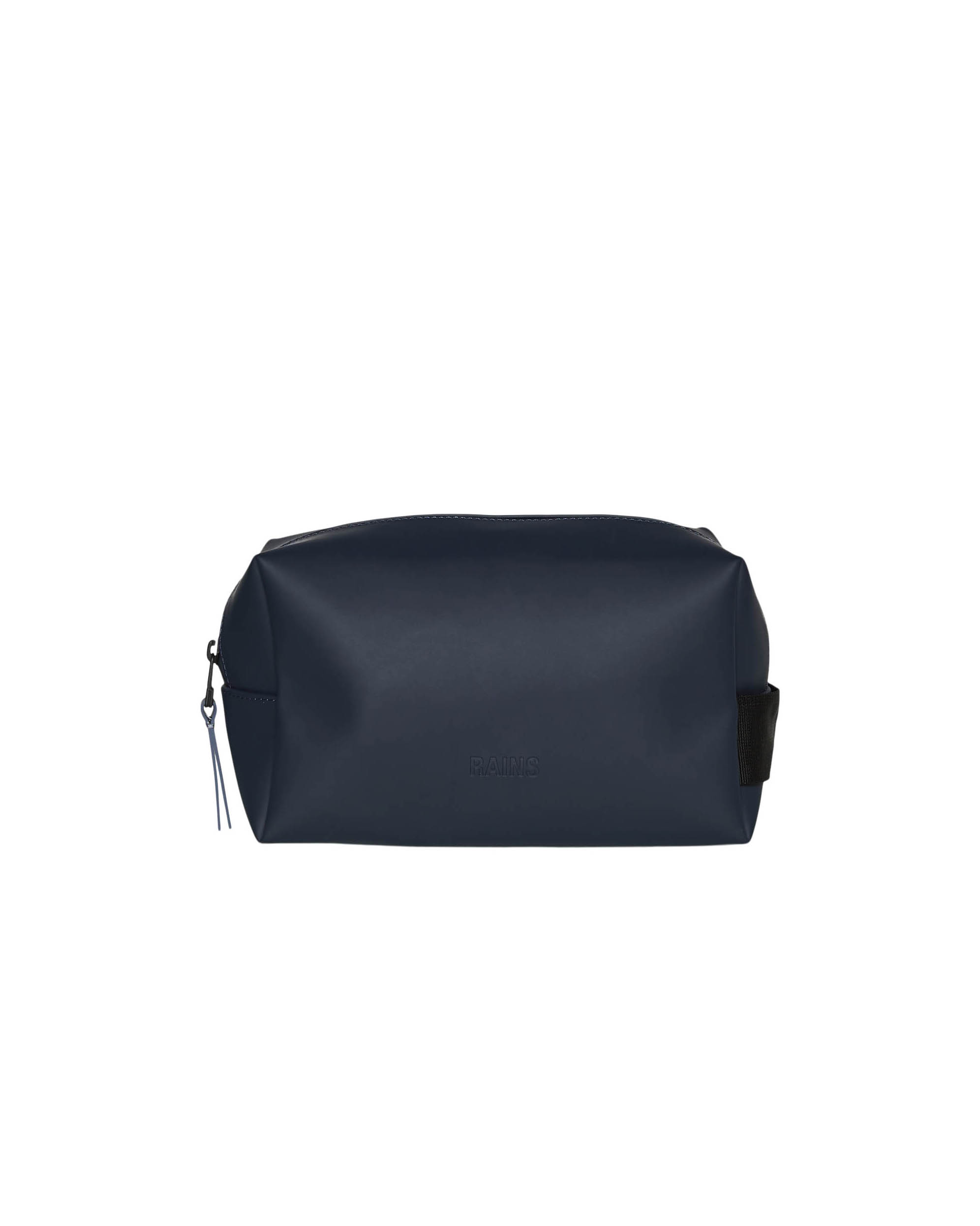 Wash Bag Small beauty case Rains blu con manico per il trasporto