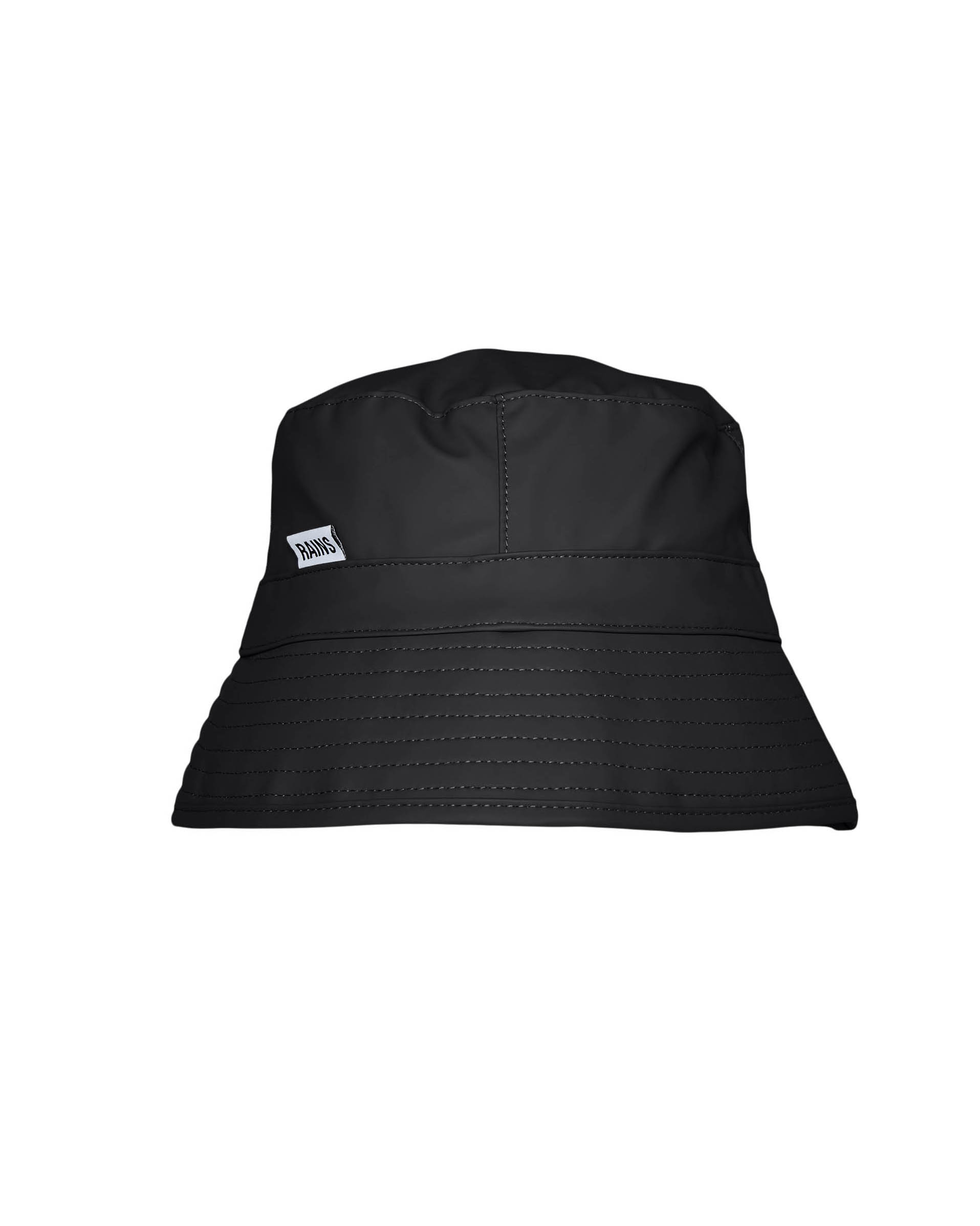 Cappello a pescatore da pioggia Bucket hat nero