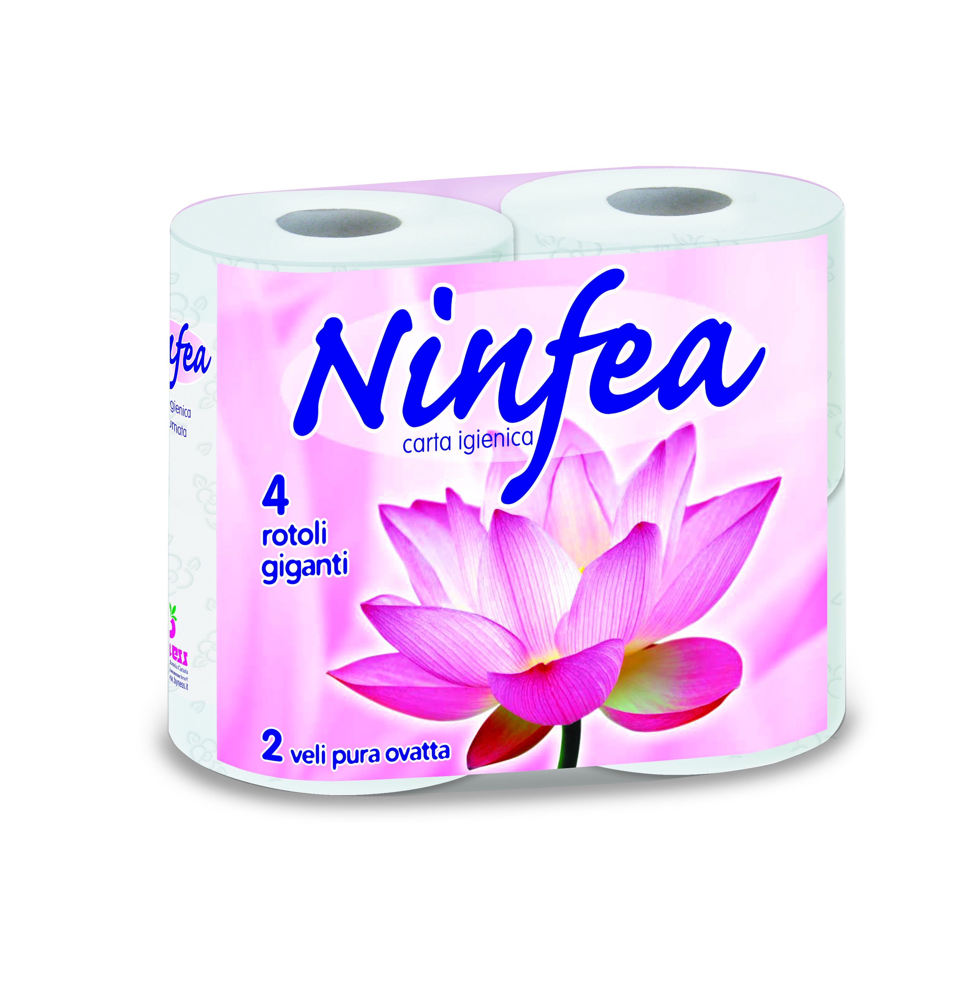 96 Rotoli di igienica 2 veli pura ovatta 