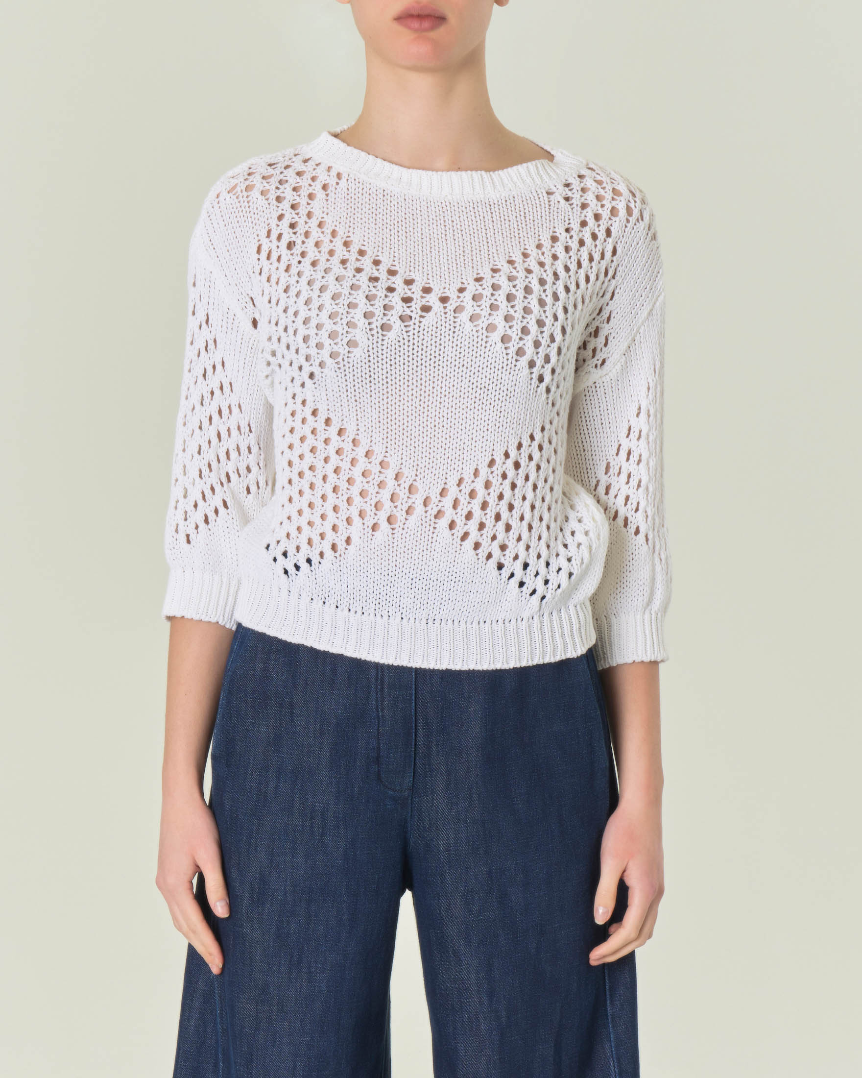 Maglia on sale cotone bianca