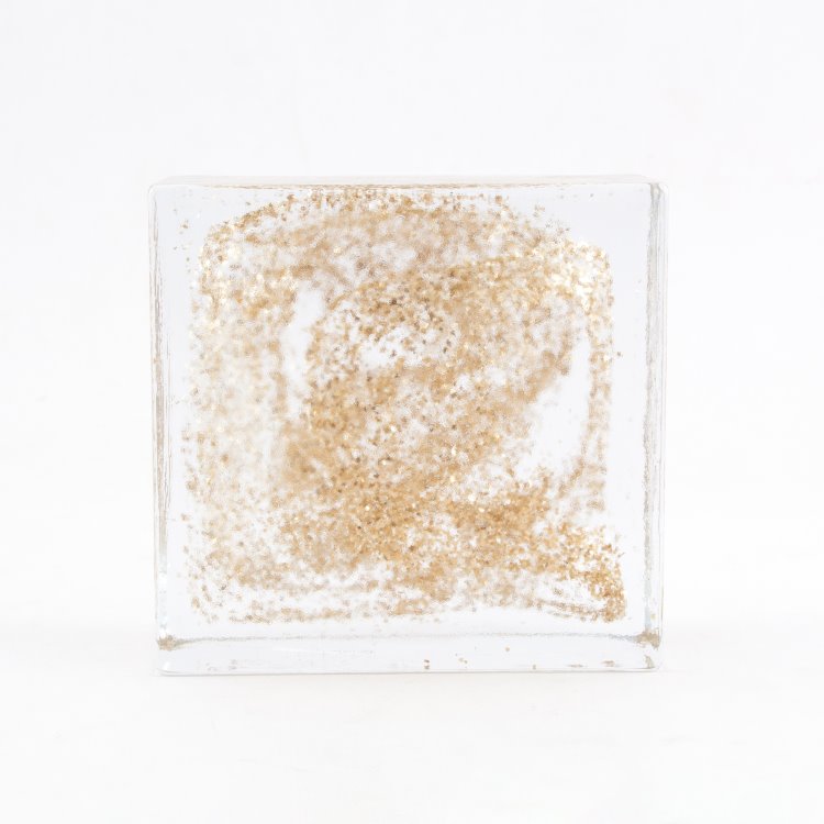 Fermacarte In Vetro Trasparente - Quadrato 81x81 Mm - Foto 6