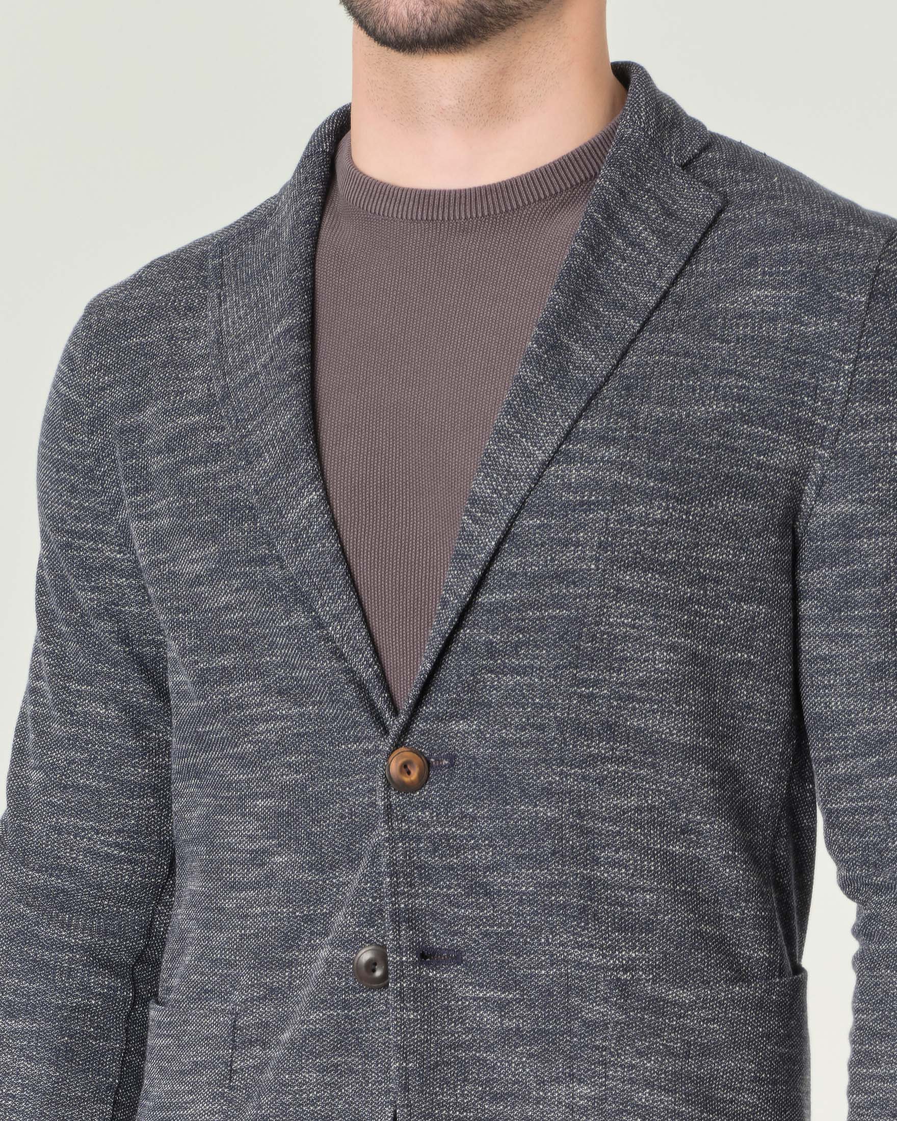 Giacca maglia Paul Baker blu effetto melange image