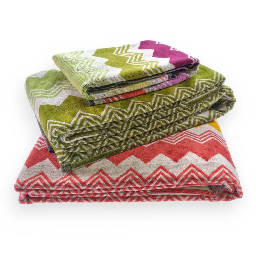 OFFER Missoni Home Set Bath towel + 2 towels + 2 guests 