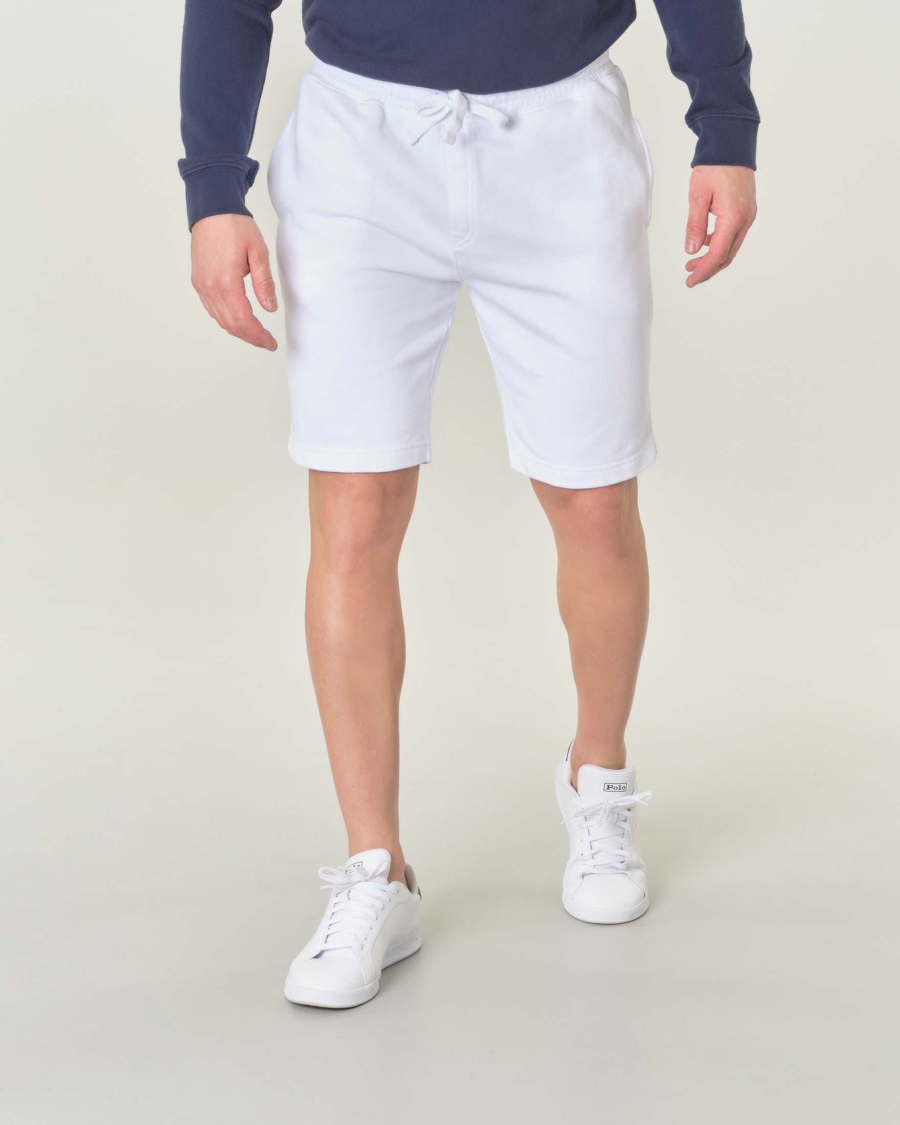 Bermuda bianco in pima cotton peruviano