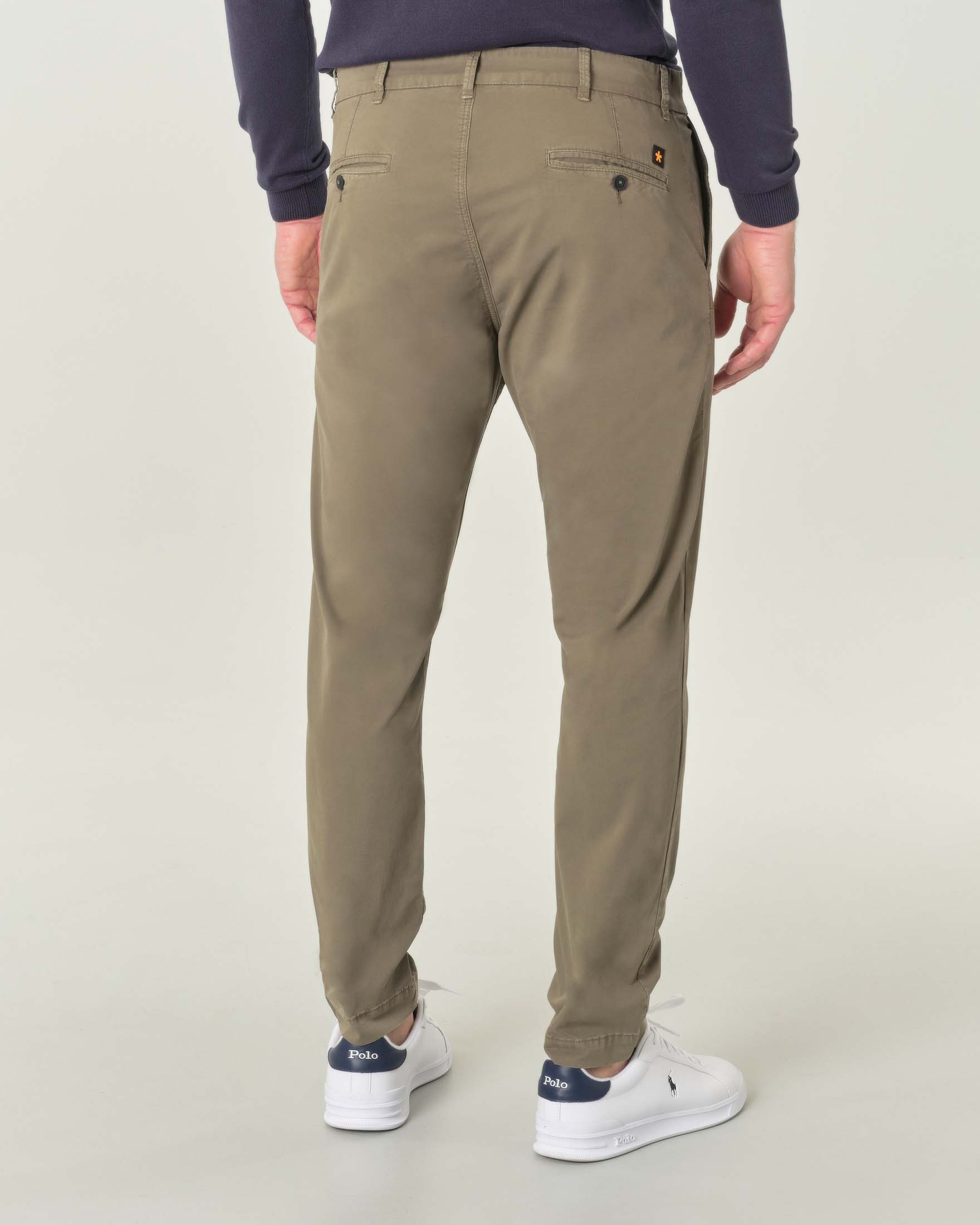 Pantaloni Militari Drop Modello Italiano – Cotone, Toppe Rinforzate, Chiusure Lampo, Taglie 42-56, Verde Militare