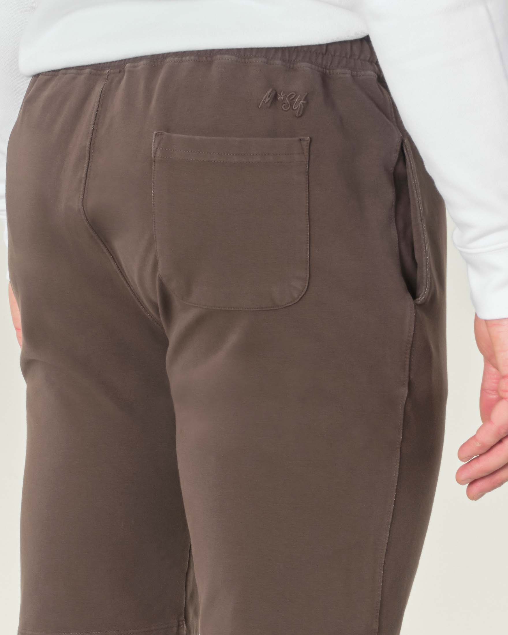 Bermuda marrone in pima cotton peruviano bielastico image