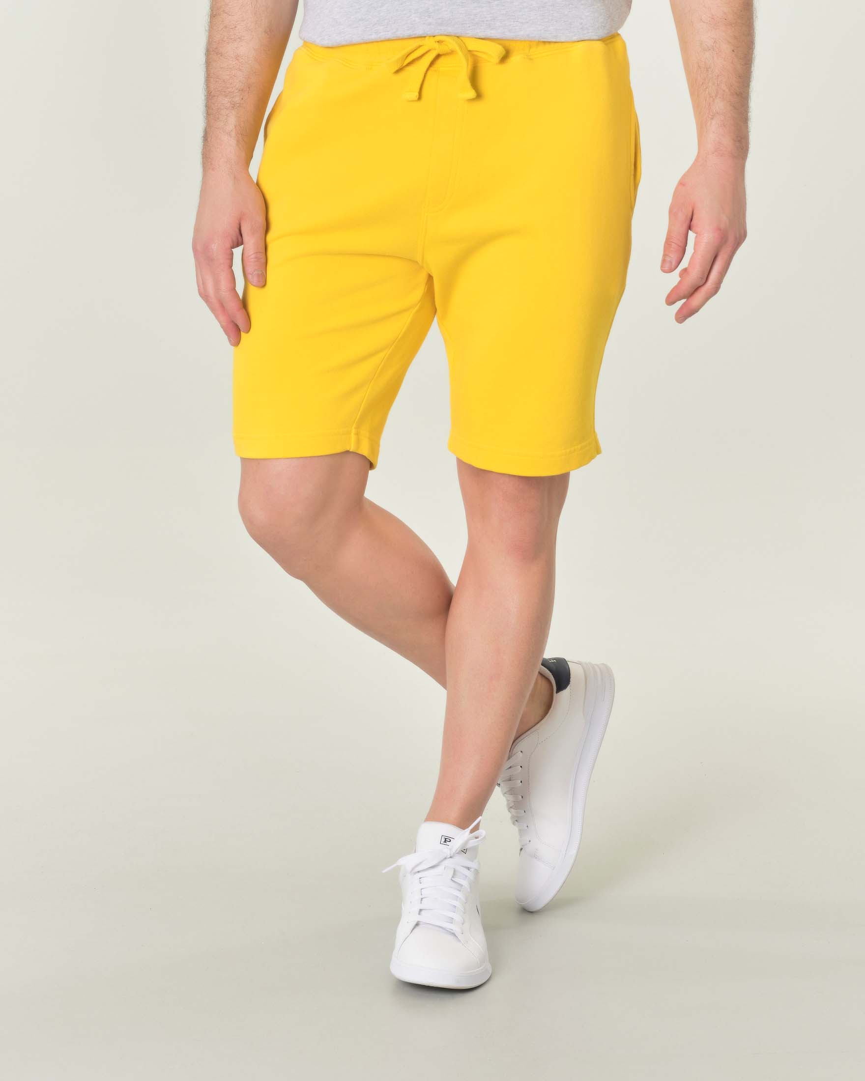 Bermuda giallo in pima cotton peruviano