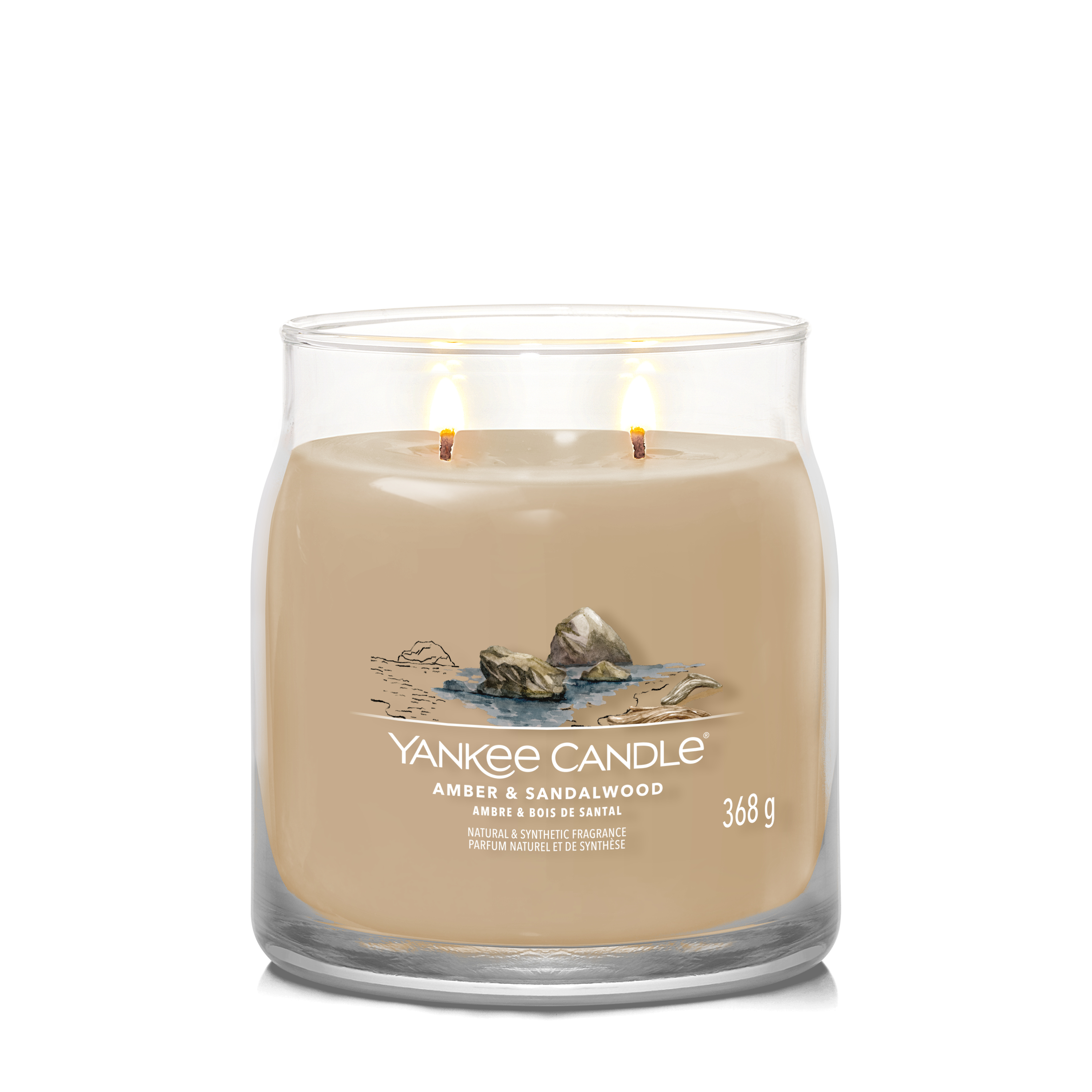 Giara Signature Media Amber & Sandalwood 368 g. Yankee Candle