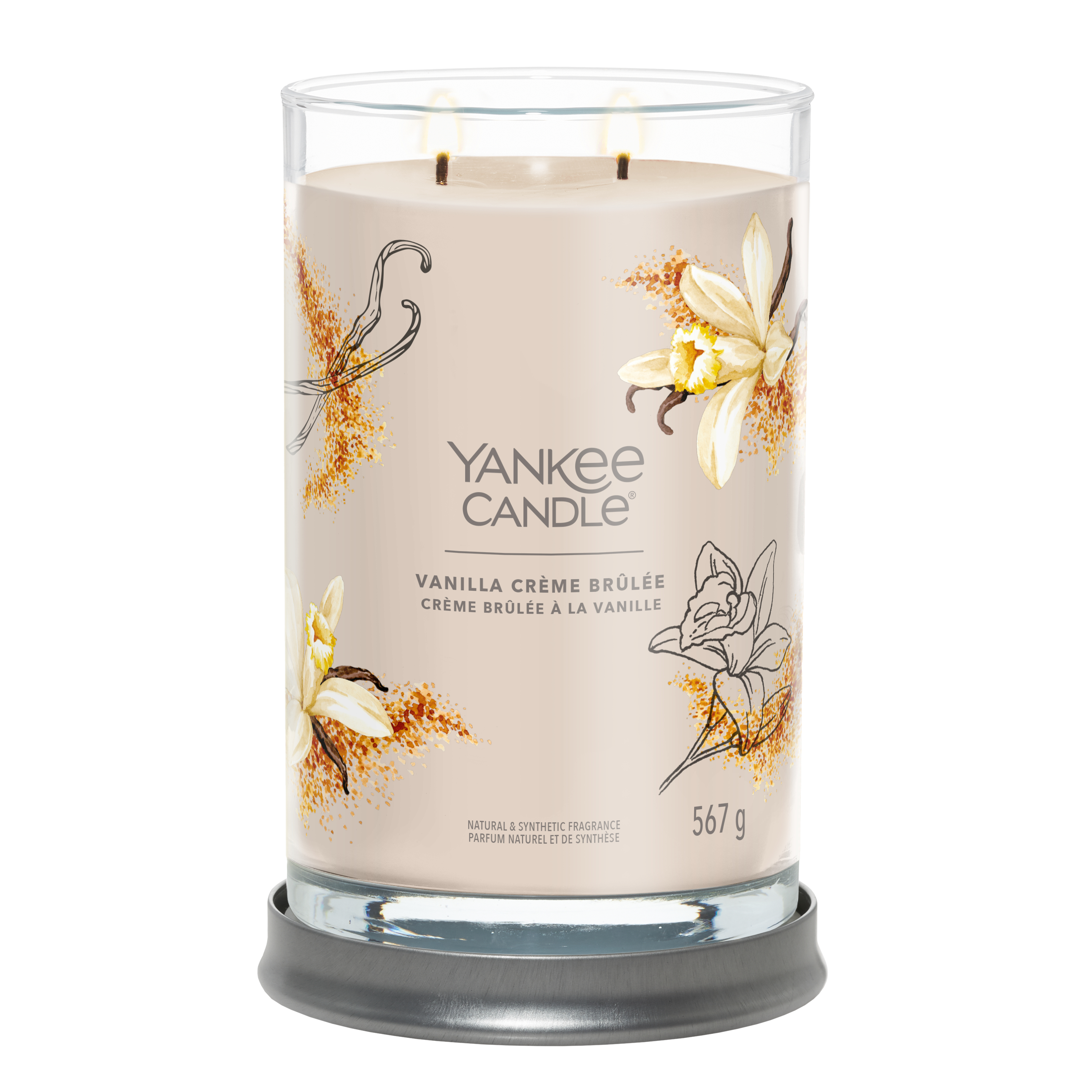 Tumbler Signature Grande Vanilla Creme Brulee 567 g. Yankee Candle