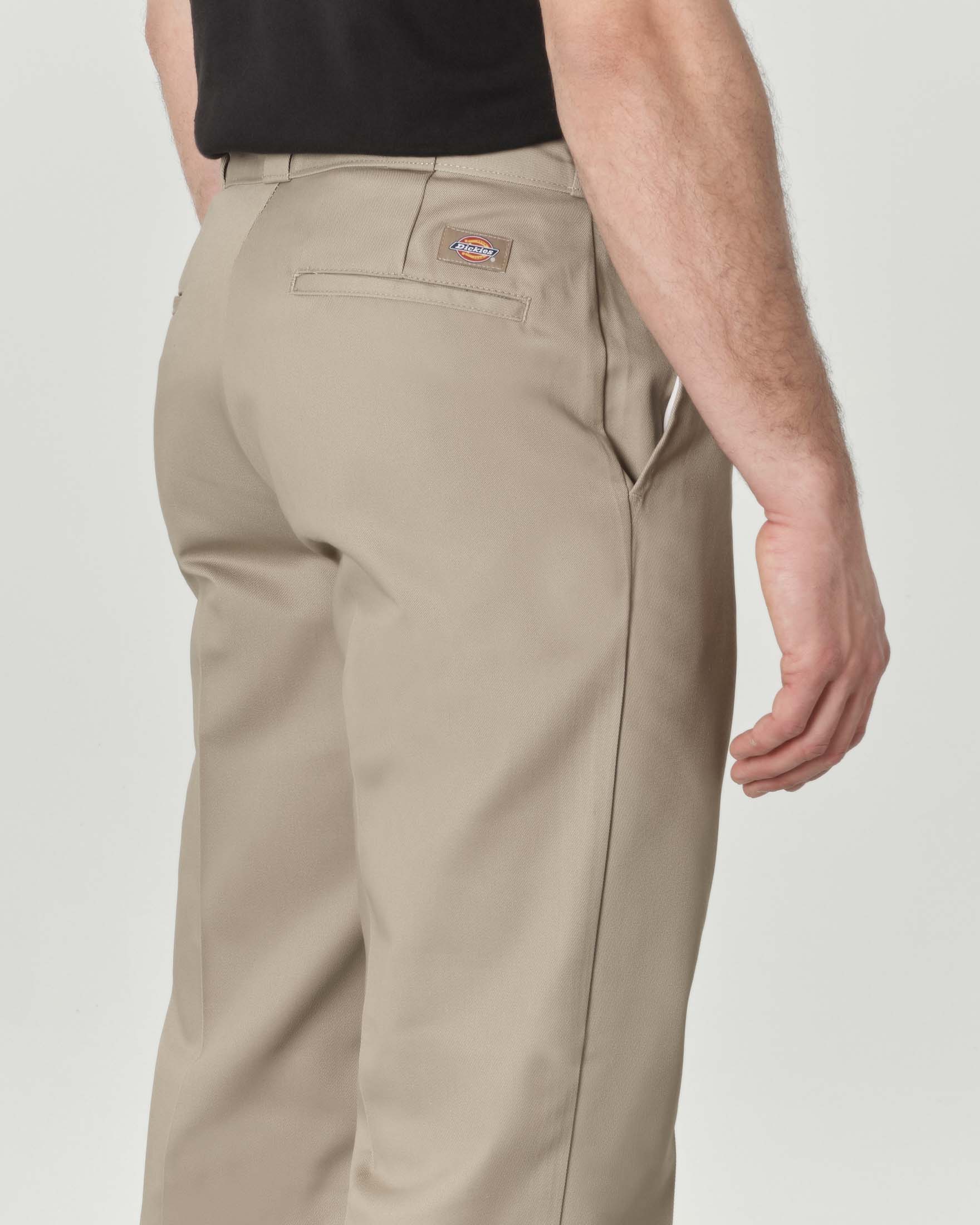 Pantaloni da lavoro tortora in tessuto Flex a gamba dritta image