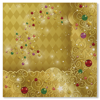 20 TOVAGLIOLI 33x33 3V XMAS LIGHT GOLD