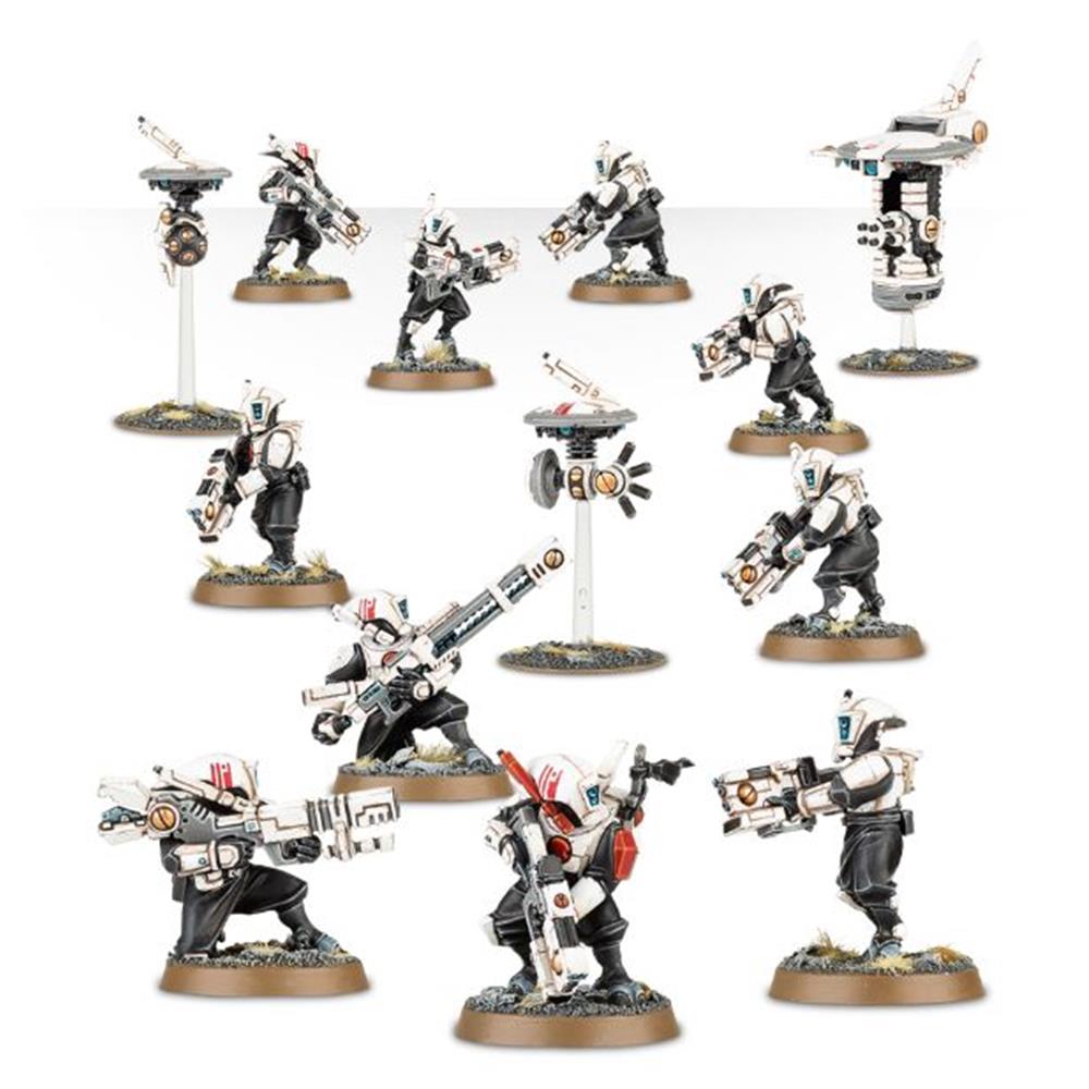 WARHAMMER 40K Tau Empire TAU EMPIRE PATHFINDER TEAM Steel Models warhammer-40k-tau-empire-tau-empire-pathfinder-team-steel-models