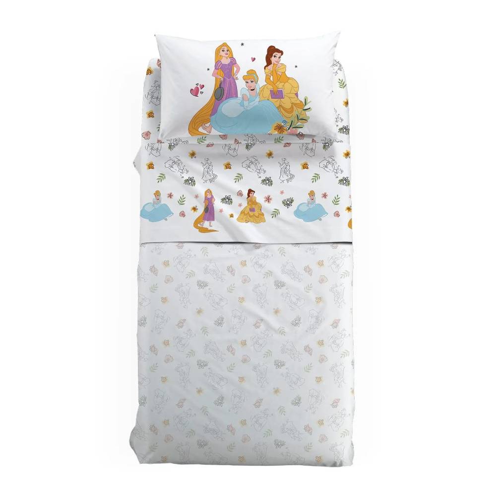 Lenzuola Caleffi  Princess completo LETTO CALEFFI WALT DISNEY