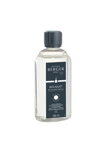 Ricarica di Profumo per Diffusore a Bastoncini Bouquet Collection Anti Odore Tabac Boisè 400 ml. Maison Berger