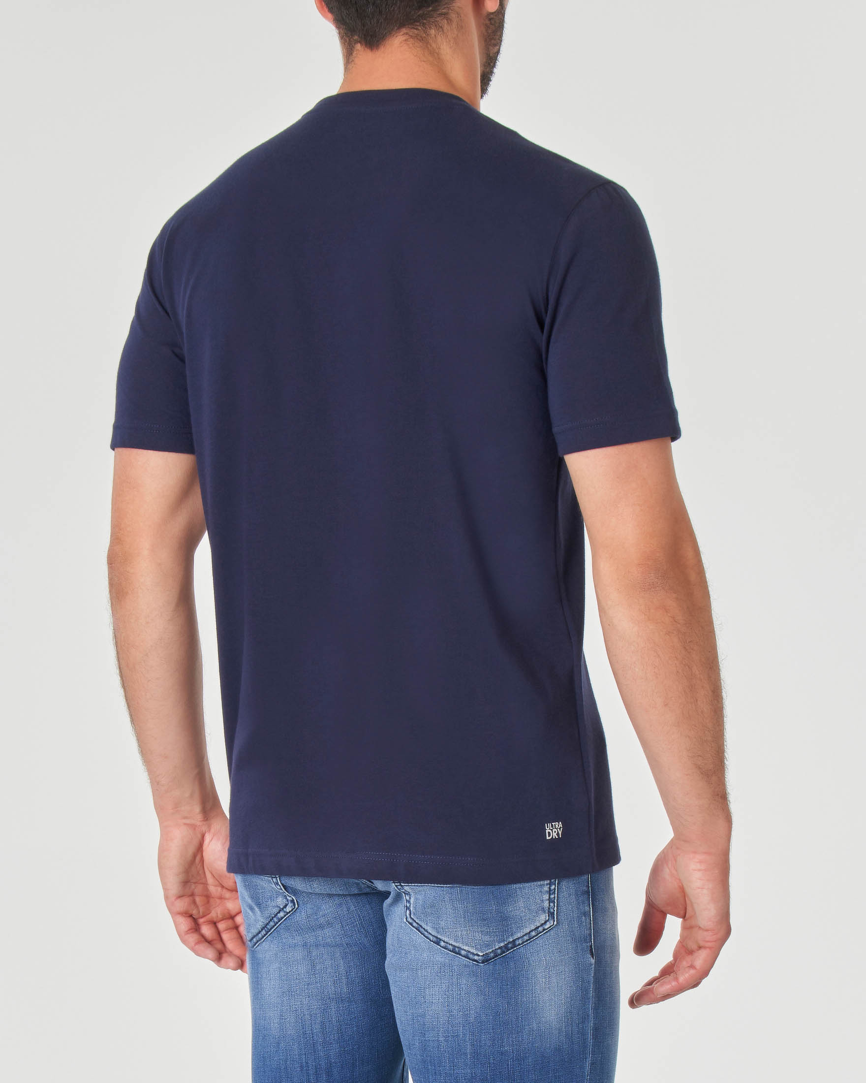 JP 1880 T-Shirt Uomo A Mezza Manica Con Ricamo Grande - Jersey Di Qualità - Vestibilità Comoda - 3