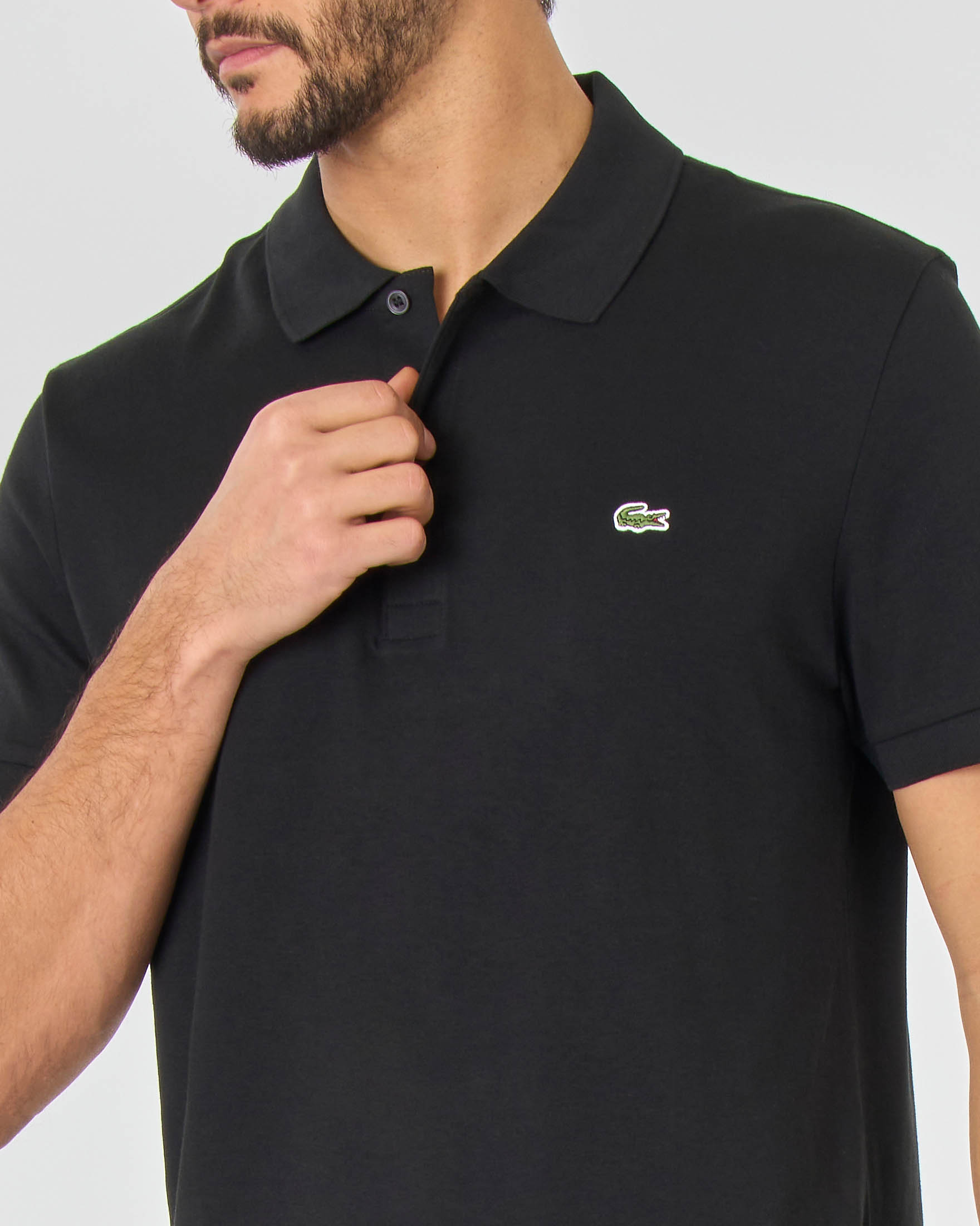 Polo clearance nera lacoste