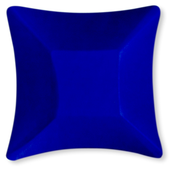 50 PIATTI COPPETTA WASABI CM 11,6 BLU SATINATO