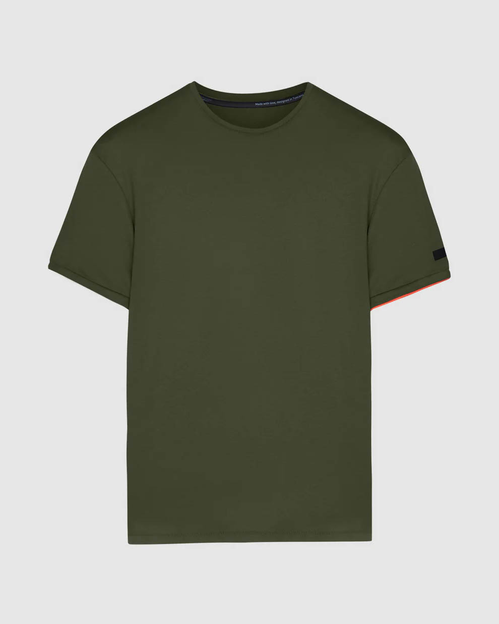 T shirt uomo verde militare on sale