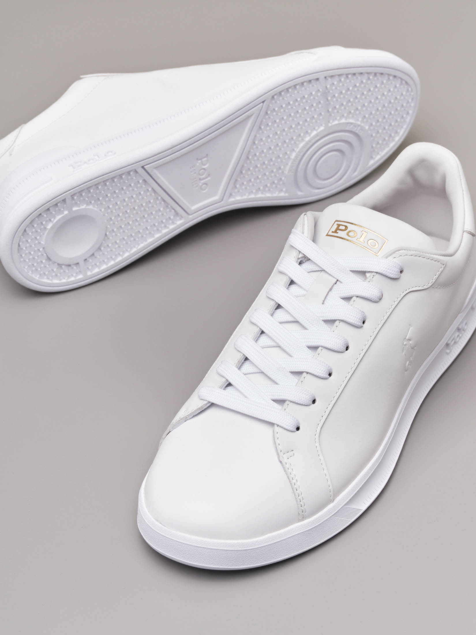 Sneaker Heritage Court bianca in pelle Pellizzari