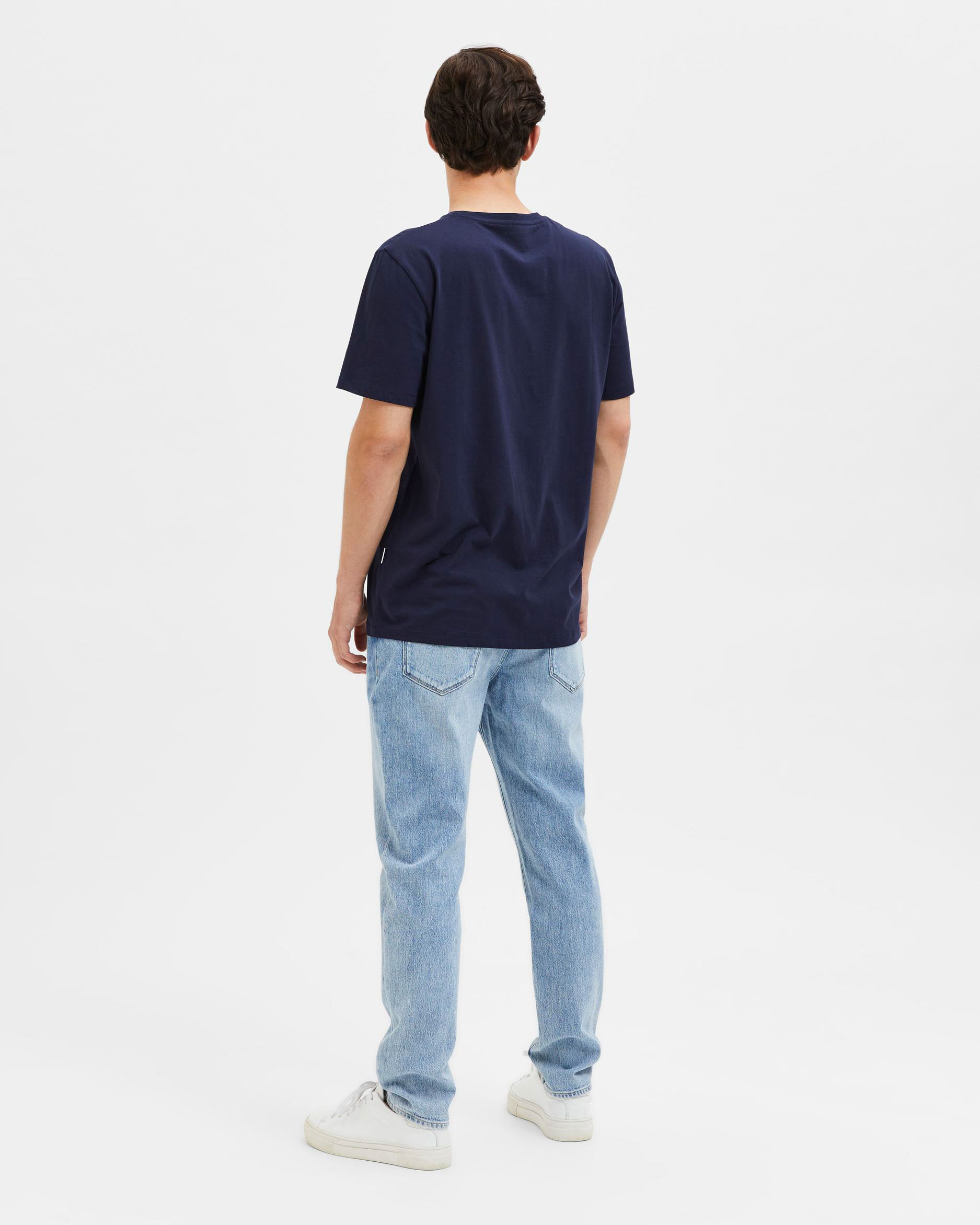 DQT Papillon Uomo Pre-annodato In Maglia Lavorata - Tinta Unita Blu Navy, Taglia Unica, Regolabile, Perfetto Per Matrimoni E Feste