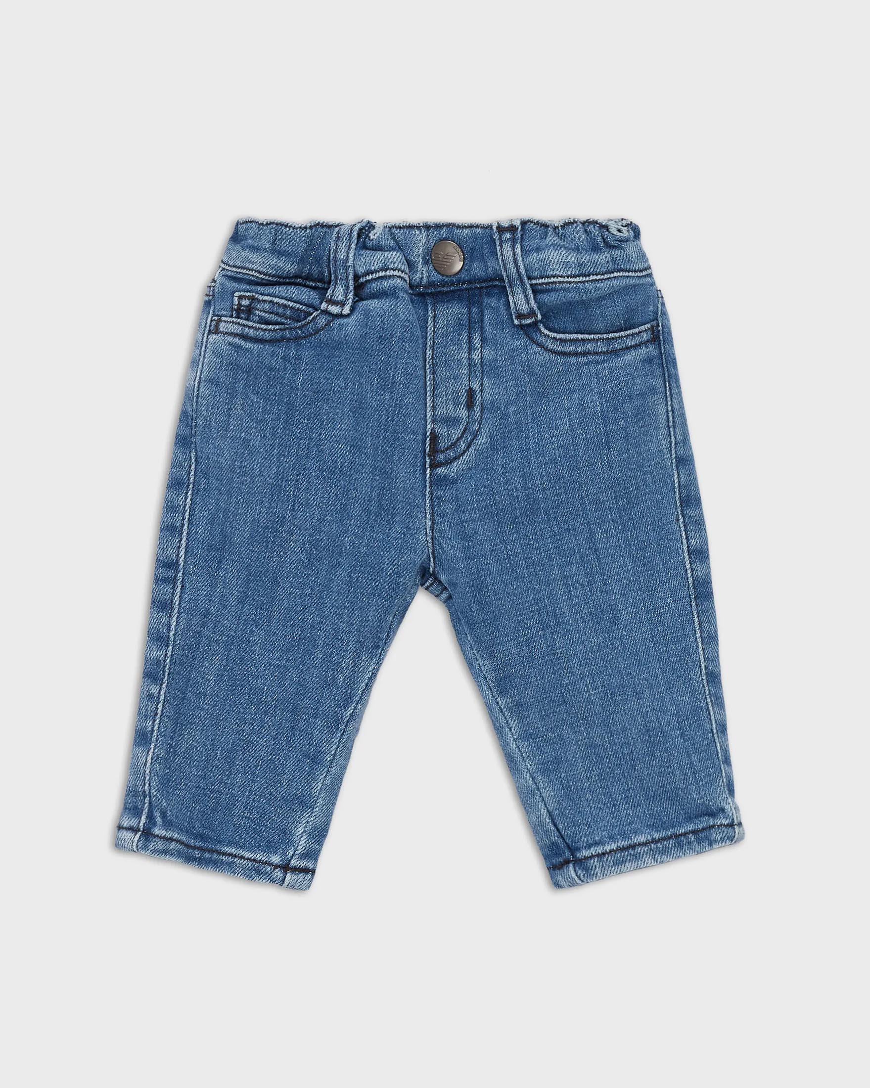 Jeans lavaggio medio in cotone stretch 