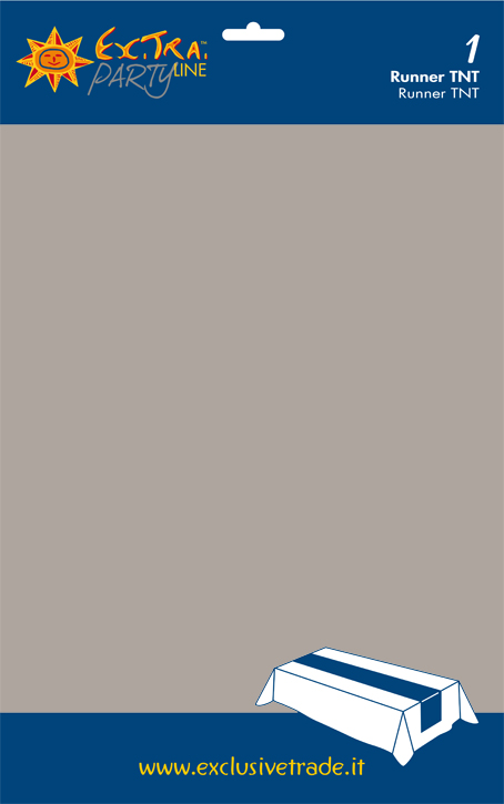 1 RUNNER TNT CM. 35x240 TAUPE