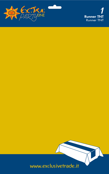 1 RUNNER TNT CM. 35x240 GIALLO