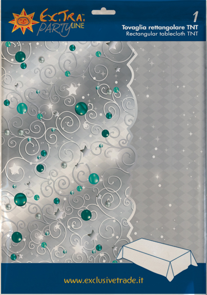 1 TOVAGLIA FLANELLA CM.140x240 XMAS LIGHT SILVER 