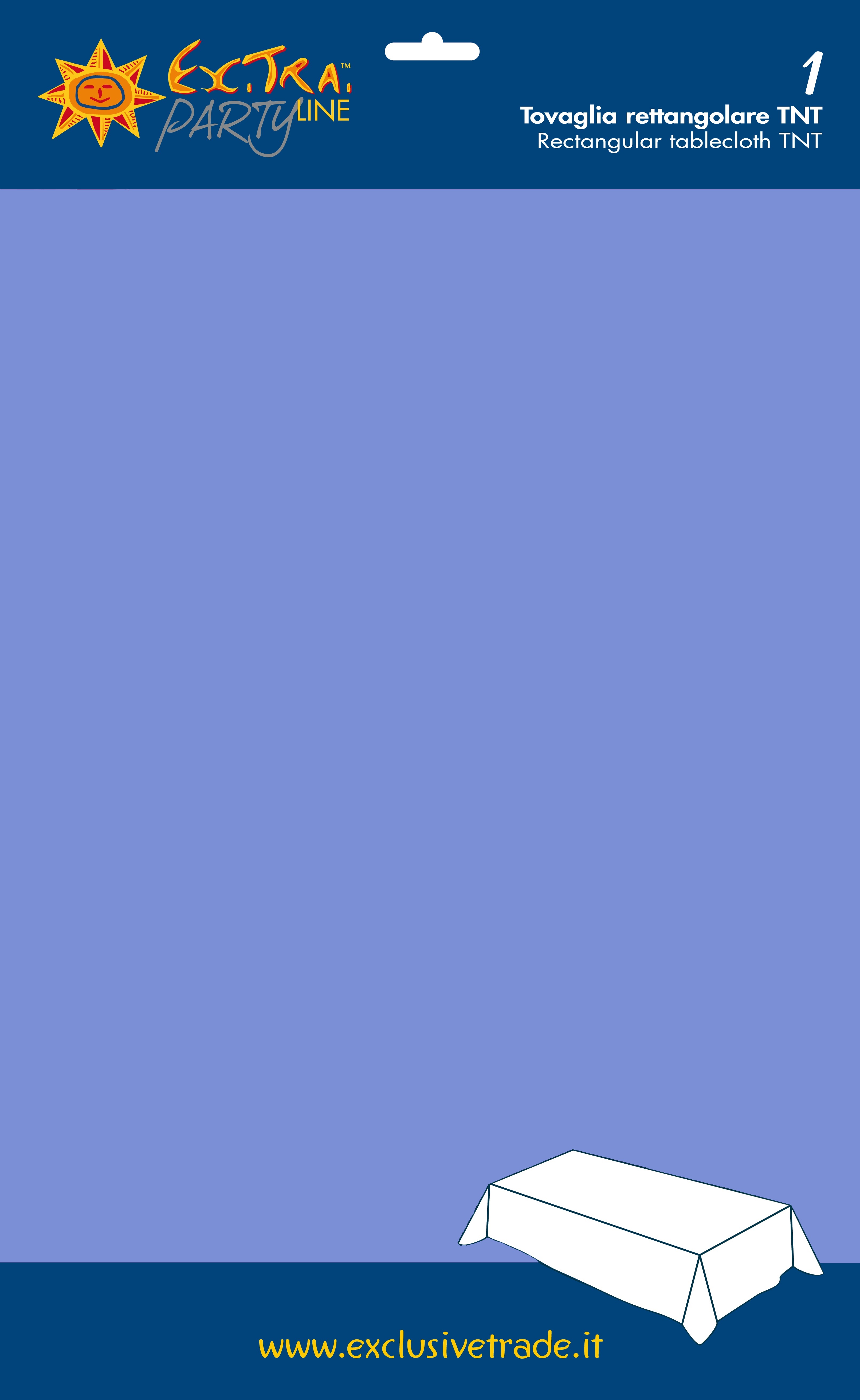 1 TOVAGLIA TNT CM. 140x240 LAVANDA TINTA UNITA
