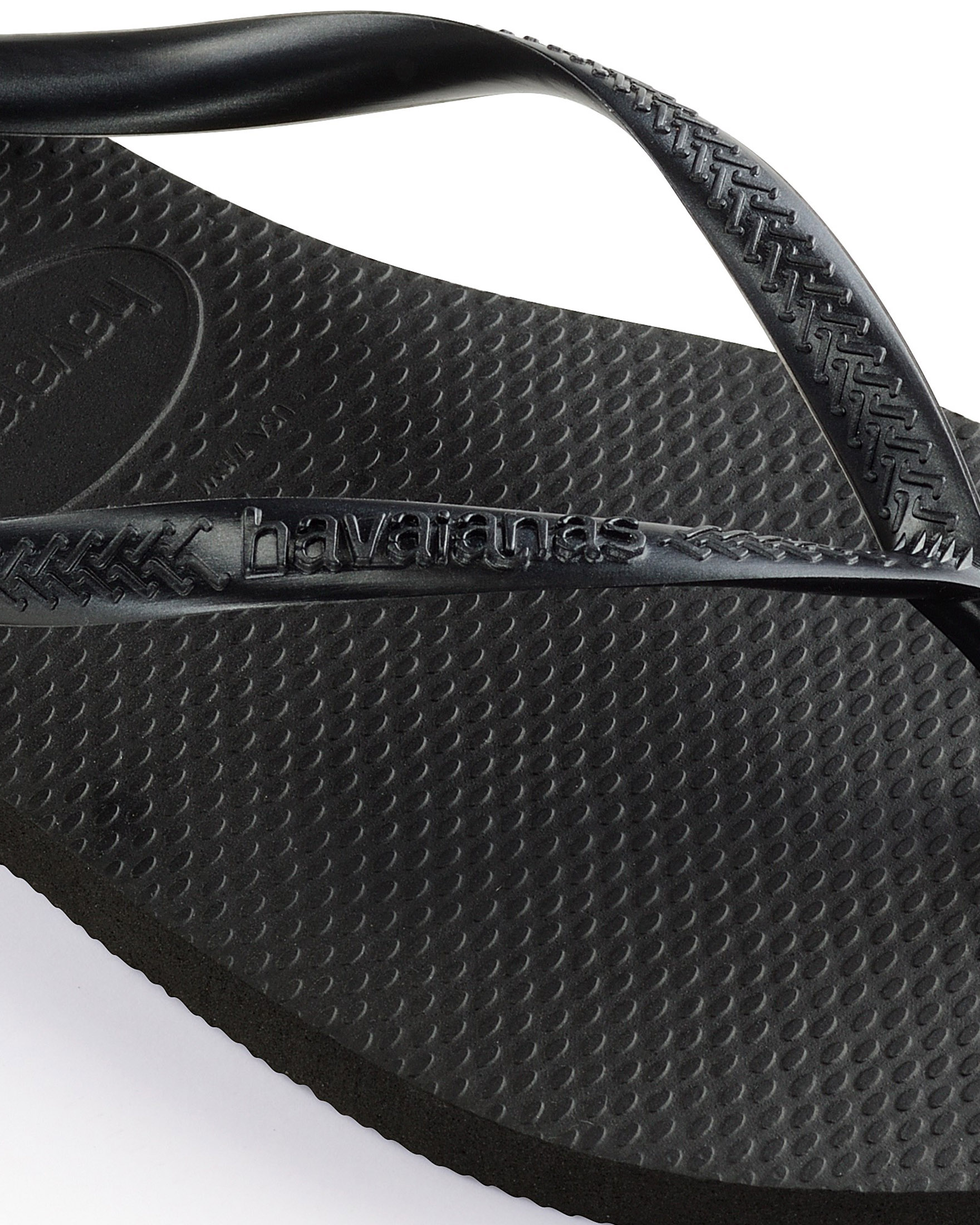 Havaianas Slim nere con fascette tono su tono con logo in rilievo image