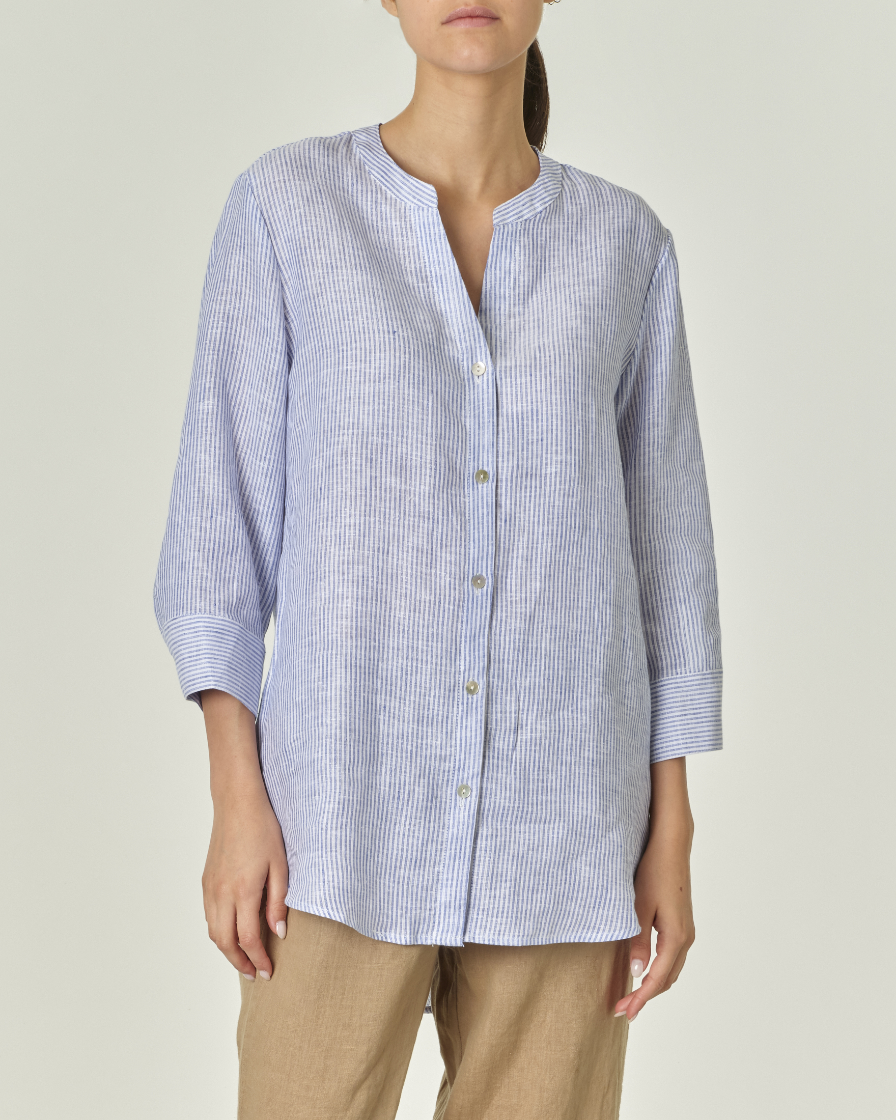 Camicia coreana a on sale righe