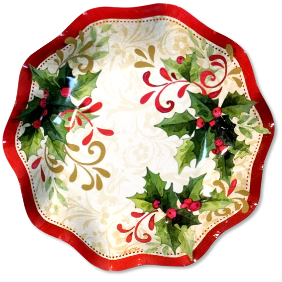 10 PIATTI SCODELLE PETALO Ø 24 TRADITION